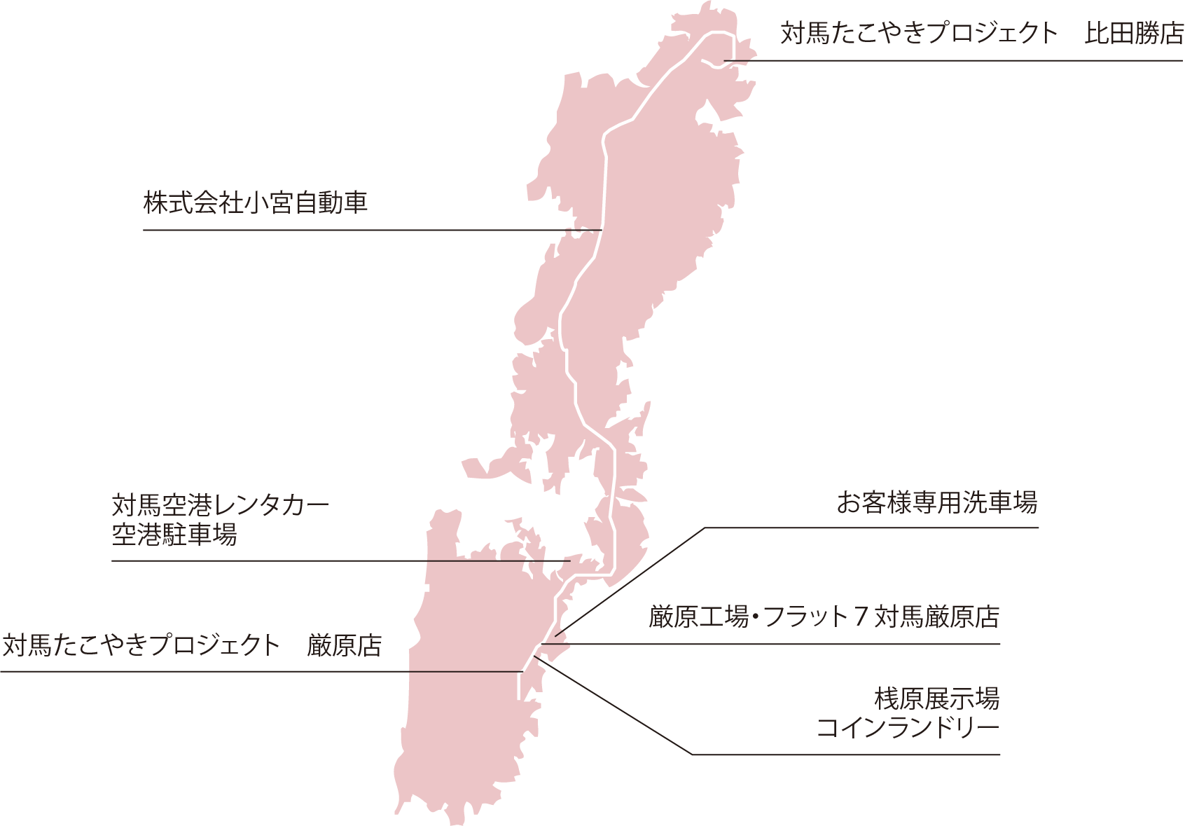 KOMIYA GROUP 拠点マップ
